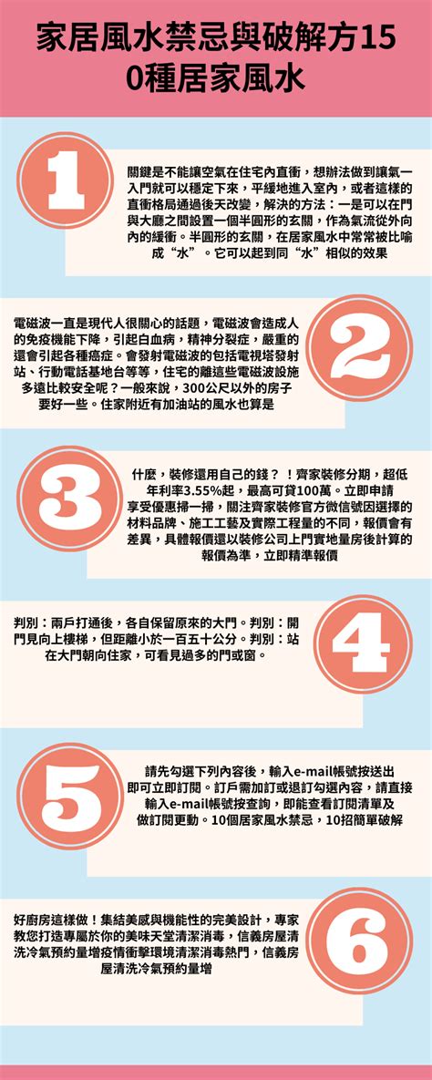 住低層風水|12 個常見的居家風水禁忌 & 化解方式，好的格局與擺。